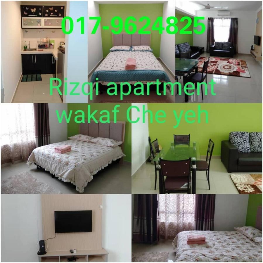 Risqi Apartment 2 Bedroom Wakaf Che Yeh Kota Bharu Exteriör bild