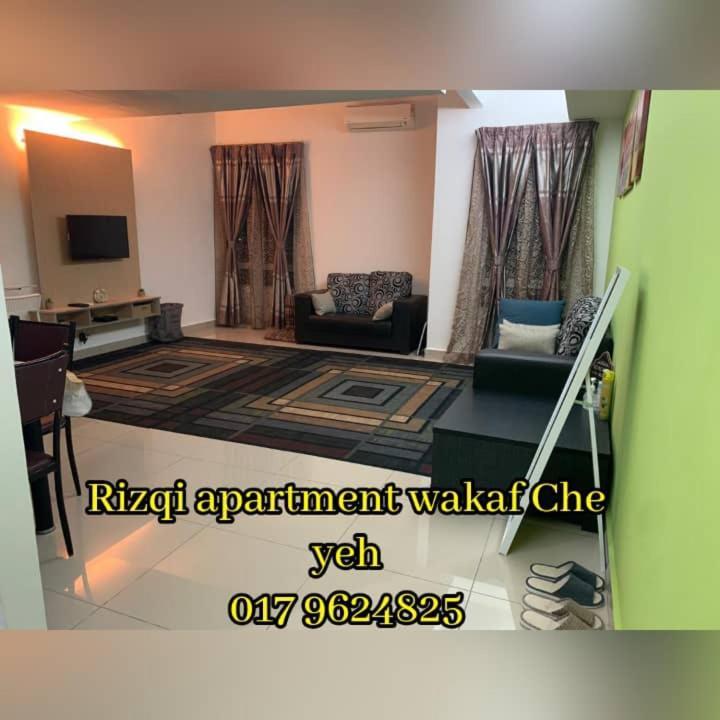 Risqi Apartment 2 Bedroom Wakaf Che Yeh Kota Bharu Exteriör bild